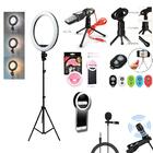 Ring Light 12" + Tripé De 1,5m + Lapela + Disparador De Fotos