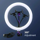 Ring Light Completo Iluminador Portátil 26cm Com Tripé 2 1m H