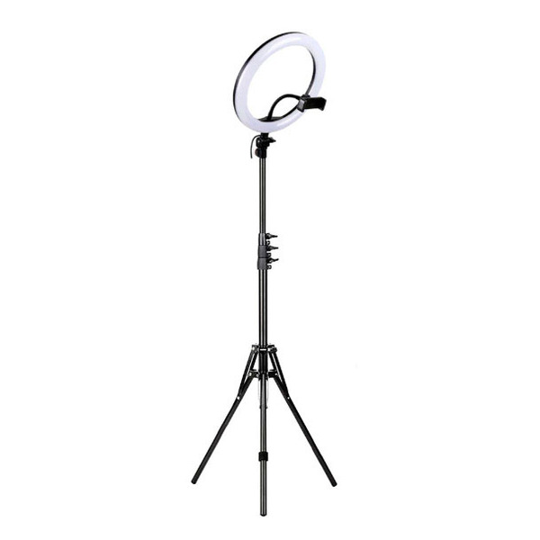 Ring Light Completo Iluminador Portátil 26cm Com Tripé 2 1m H