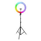 Ring Light De 12 Polegadas Rgb Com Tripé Ajustável 1,6m Para