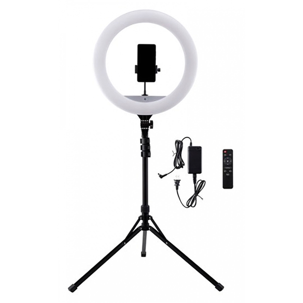 Ring Light De 18 Polegadas Com Tripé 160cm, Contr.rem. E Enca