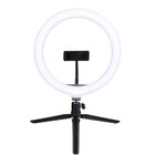 Ring Light De Mesa 26cm Com Tripé De 20cm E Suporte Para Celu