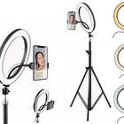 Ring Light Iluminador Led 10 Polegadas Com Suporte P/celular