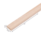 Ripa de Madeira Eucalipto Aplainada Natural 3x1x100cm Massol