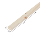 Ripa de Madeira Pinus Natural 2x1x100cm Massol