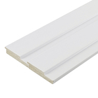 Ripa de Poliestireno Branco com 2 peças 7,5x1,6x280cm Santa Luzia