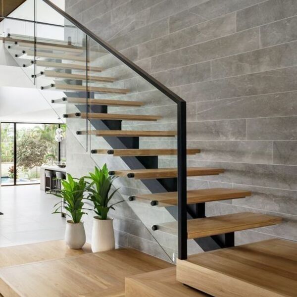 Ripado De Concreto Linha Macchiato 100x20cm   18mm