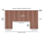 Ripas Para Cabeceira De Cama Casal/queen/king 240cm  Carvalho