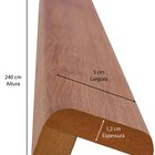 Ripas Para Cabeceira De Cama Casal/queen/king 240cm  Carvalho