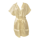 Robe Hobby Cetim Seda Noiva Casamento Madrinha Manga Curta Ta