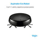 Robô Aspirador De Pó Elgin 3 Em 1 Evo Preto - Bivolt