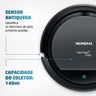 Robô Aspirador De Pó Fast Clean Easy Mondial Rb-08 Preto Bivo