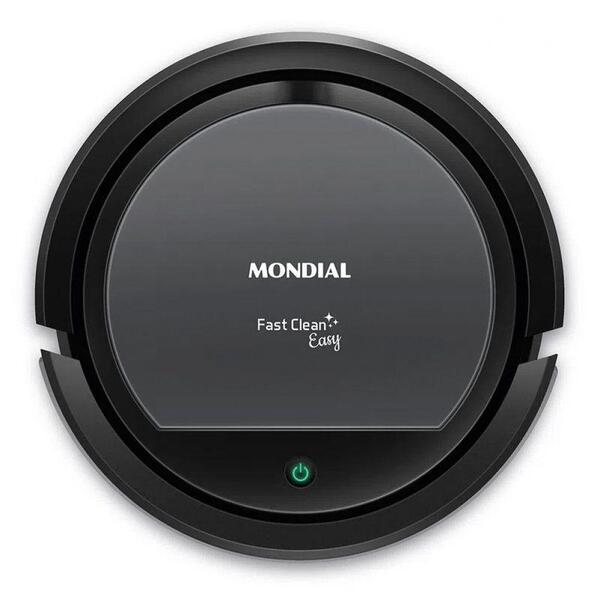 Robô Aspirador De Pó Fast Clean Easy Mondial Rb-08 Preto Bivo