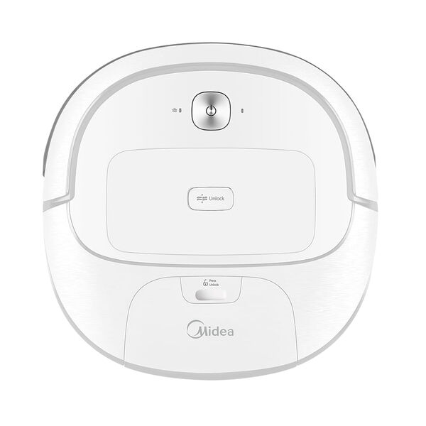 Robô Aspirador De Pó Smartmop Passa Pano Branco Midea Vra31bb