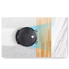 Robo Aspirador Passa Pano Umido Seco Mop Varre Faxina Luz Ult