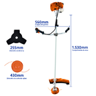 Roçadeira A Gasolina 2,2hp 2t 55cc Skim5500 Intech Machine