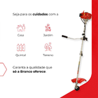 Roçadeira A Gasolina Profissional Br-43c 42,7cc 1,7cv Branco