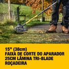 Roçadeira e Aparador de Grama Dewalt DCSB970BE Max* Xr Flexvolt Lâmina 38cm