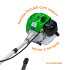 Roçadeira Lateral A Gasolina Rtm-43 - Trapp