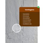 Rocha Leve Revestimento Pedra 3d Cor Branco 1.20m X 0 60m