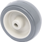 Roda 3'' 312 (75mm) Bp Pvc, Eixo 5/16 - Rodiline