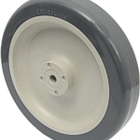 Roda 6'' 612 (150mm) Bp Pvc, Eixo 5/16 - Rodiline