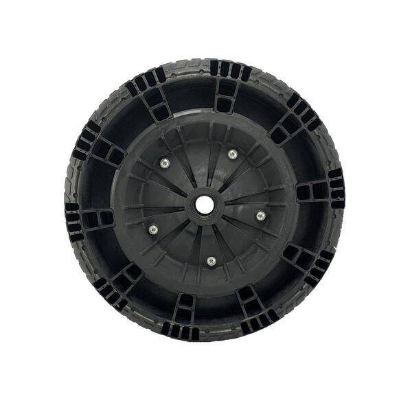 Roda Completa Pneu Flex Border Eixo 1" Com Rolamento De Rolet