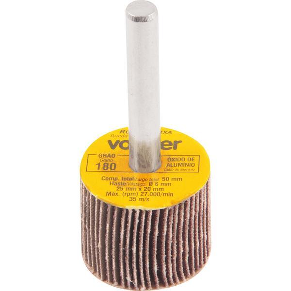 Roda De Lixa 25x20mm Com Haste G180 - Vonder