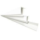 Roda Forro Arremate F Plástico PVC 3,8x3,0x600cm Branco Neve Plastilit