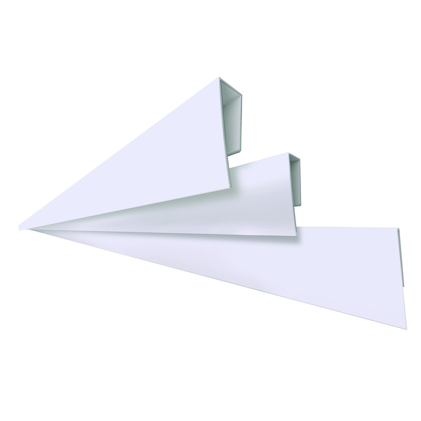 Roda Forro Arremate U Branco Gelo 6,00m Plastilit