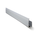 Roda Forro U de PVC 7x11cm Branco New Plast