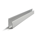 Roda Forro U de PVC 7x11cm Branco New Plast