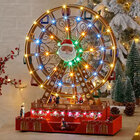 Roda Gigante Natal Natalina Iluminaçao Led Som Movimento Cena