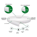 Roda Meio 4cm Moldura Flexível Eva Autocolante 10 Mts Rm610