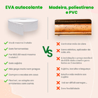 Roda Meio / Moldura Eva Flexível Autocolante 3,8cm - 45 Metros