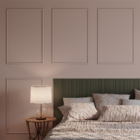 Roda Meio De Eva Boiserie Autocolante Branco Meu Rodapé 2,3cm