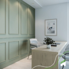 Roda Meio De Eva Boiserie Autocolante Branco Meu Rodapé 2,3cm