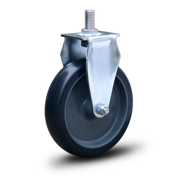 Roda Rodinha Fixo Pino Rosca Pvc 100mm Até 85kg