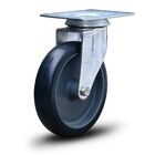 Roda Rodinha Giratória C/ Placa Pvc 100mm Até 70kg