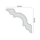 Roda Teto K60 Perfil De Poliestireno Homestar - Caixa Com 6 M