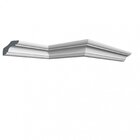 Roda Teto Perfil De Poliestireno C70 - Caixa Com 6 M - Branco