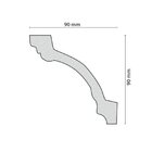 Roda Teto Romy Perfil De Poliestireno Homestar - Caixa Com 6