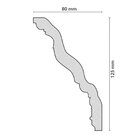 Roda Teto Sveta Perfil De Poliestireno Branca