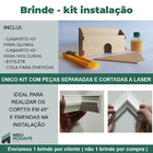 Rodameio Autocolante Flexível Em Eva 2,3cm X 1,2cm - 47 Metro