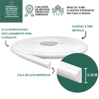 Rodameio Autocolante Flexível Em Eva 2,3cm X 1,2cm - 50 Metro