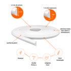 Rodameio Boiserie Eva Autocolante 2,3cm Rm61 30 Metros Meurod