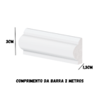 Rodameio Boiserie Moldura Poliestireno Barra De 2 Metros