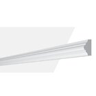 Rodameio De Poliestireno 13mmx200cmx2,3cmm3 Gart  Branco