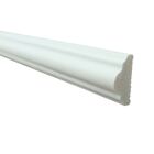 Rodameio De Poliestireno 2,5cm Decorativo Branco 2,4 Metros