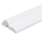 Rodameio de Poliestireno Branco 6x240cm Santa Luzia